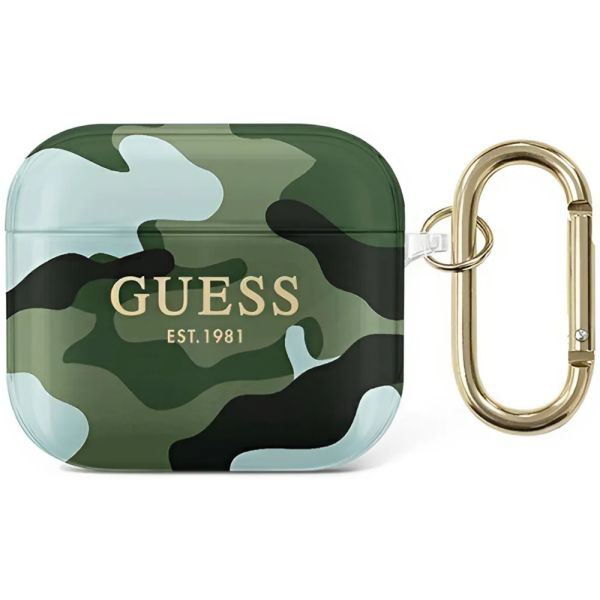 Coque Guess GUA3UCAMA AirPods 3 kaki Camo Collection