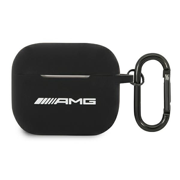 Coque AMG AMA3RBK AirPods 3 cover black Silicone Big Logo