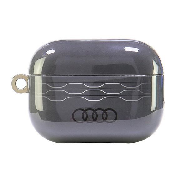 Coque Audi IML Geometric Pattern AirPods Pro 2 cover gray AU-IMLAPP2-A6/D3-GY