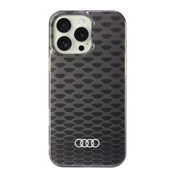 Coque Audi IML Stitching Pattern MagSafe iPhone 16 Pro Max 6.9" black hardcase AU-IMLMIP16PM-Q5/D3-BK
