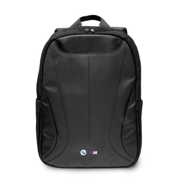 Sac à dos BMW BMBP15SPCTFK 16" noir Carbon&Leather Tricolor