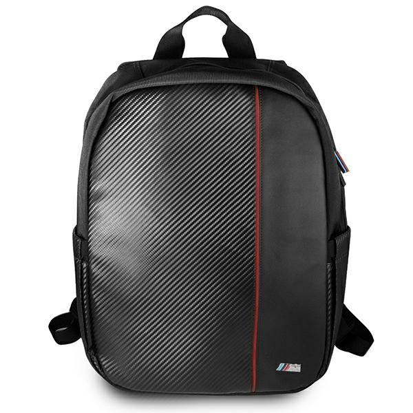 Sac à dos BMW BMBPCO15CAPRBK 16" noir Carbon Rouge Stripe