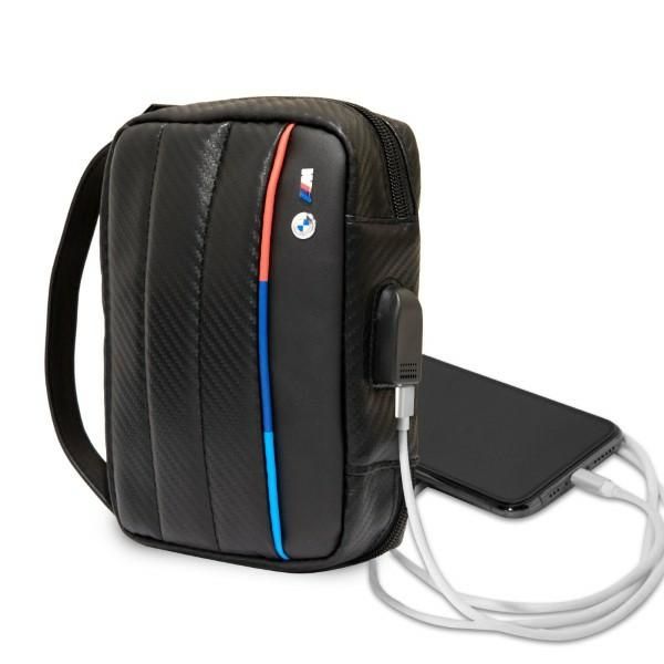 Sac BMW BMHBPUCARTCBK Organizer noir Carbon Tricolor
