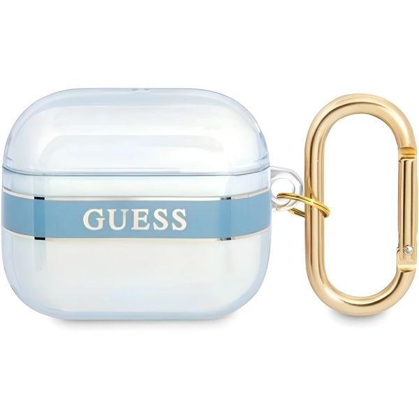 Coque Guess GUA3HHTSB AirPods 3 bleu Strap Collection