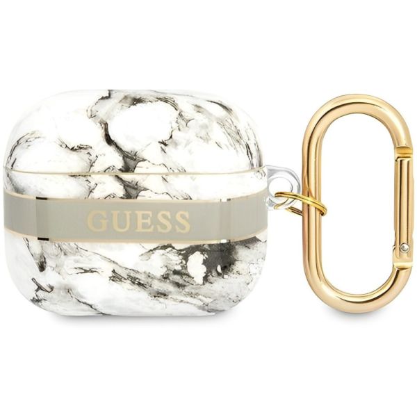 Coque Guess GUA3HCHMAG AirPods 3 gris Marble Strap Collection