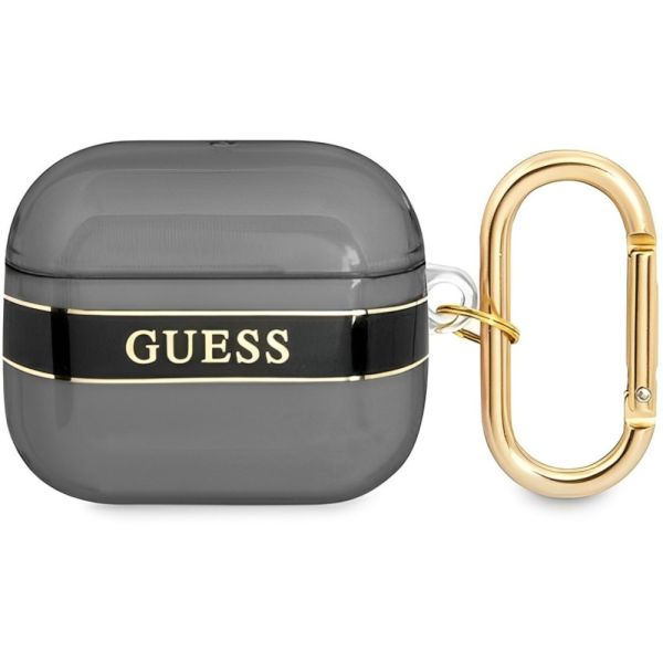 Coque Guess GUA3HHTSK AirPods 3 noir Strap Collection