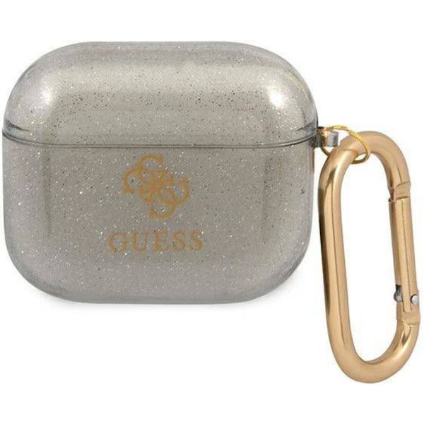 Coque Guess GUA3UCG4GK AirPods 3 noir Glitter Collection