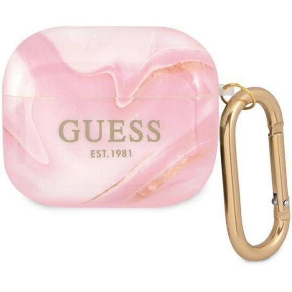 Coque Guess GUA3UNMP AirPods 3 rose Marble Collection