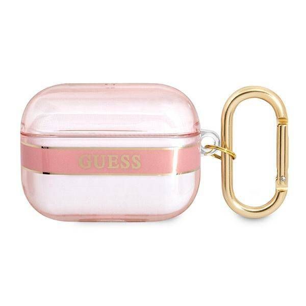 Case Guess GUAPHHTSP AirPods Pro pink Strap Collection