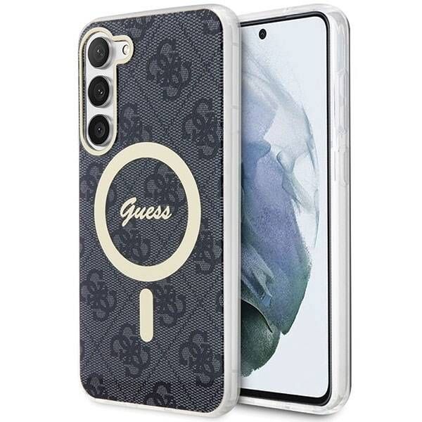 Coque Guess Samsung Galaxy S23 S911 noir hardcase 4G MagSafe