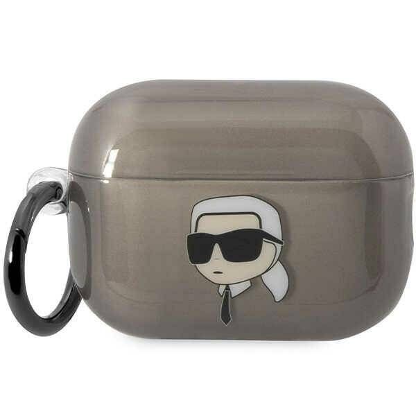 Coque Karl Lagerfeld KKLAP2HNIKTCK Airpods Pro 2 (2022/2023) noir Ikonik Karl Lagerfeld