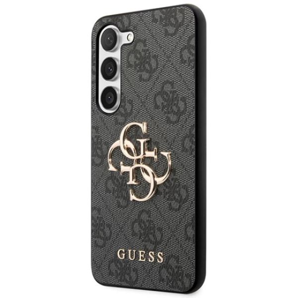 Coque Guess Samsung Galaxy S24 S921 noir hardcase 4G Big Metal Logo