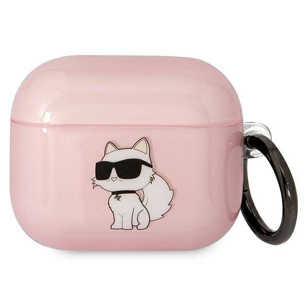 Case Karl Lagerfeld KLA3HNCHTCP Airpods 3 pink Ikonik Choupette