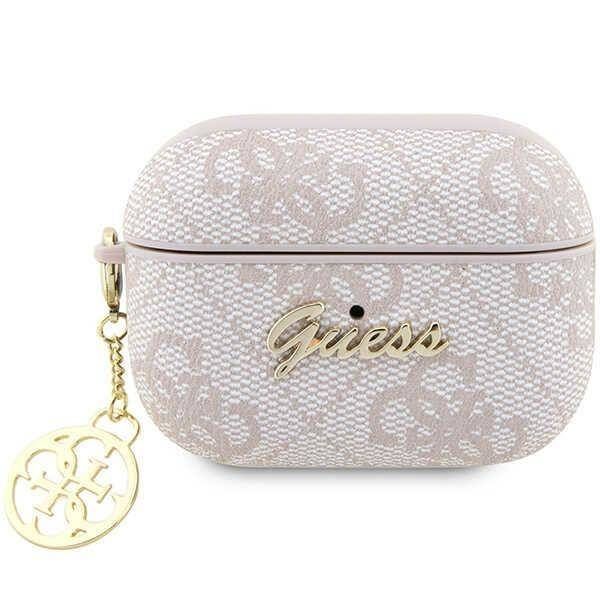 Coque Guess GUAP2G4GSMP AirPods Pro 2 (2022/2023) rose 4G Charm Collection