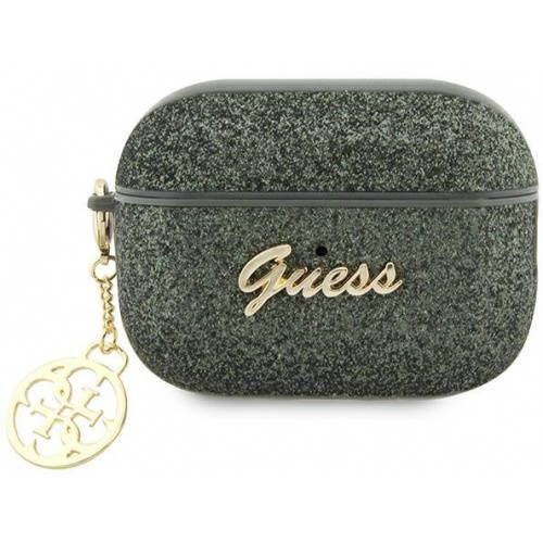 Case Guess GUAP2GLGSHA AirPods Pro 2 (2022/2023) khaki Glitter Flake 4G Charm