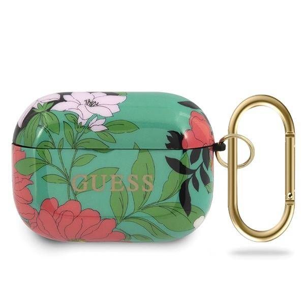Case Guess GUACAPTPUBKFL01 AirPods Pro green N.1 Flower Collection
