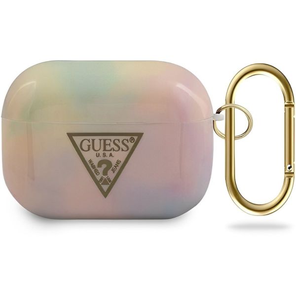 Coque Guess GUACAPTPUMCGG01 AirPods Pro rose Tie & Dye Collection