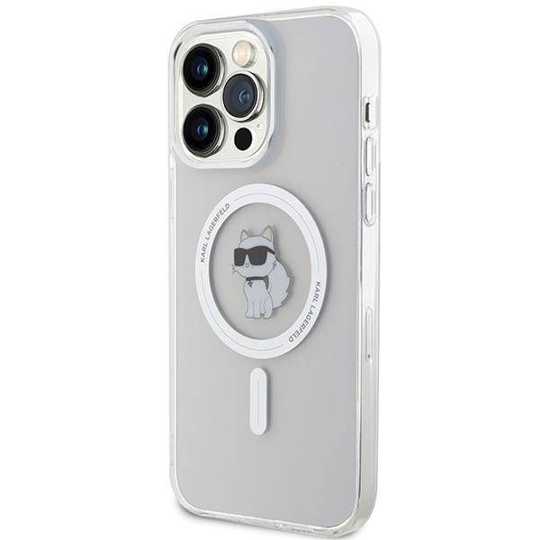 Coque Karl Lagerfeld KLHMP15XHFCCNOT iPhone 15 Pro Max 6.7" transparent hardcase IML Choupette MagSafe