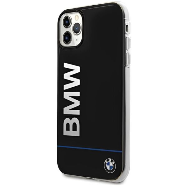 Coque BMW iPhone 11 Pro Max 11 6,5" noir hardcase Signature Printed Logo
