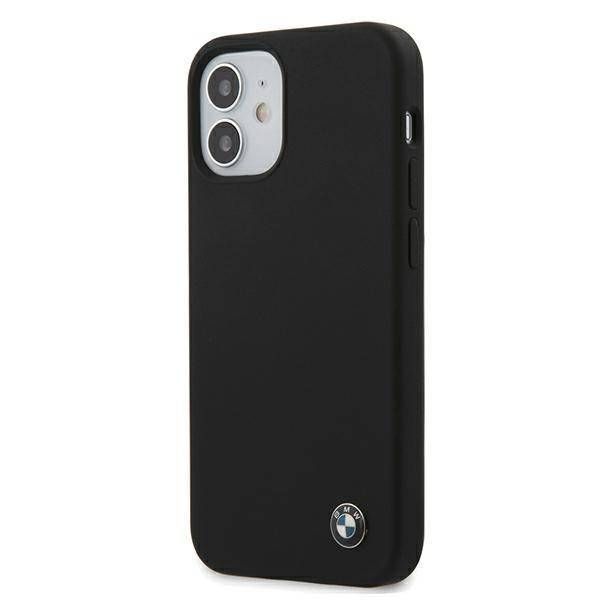 Case BMW iPhone 12 mini 5,4" black hardcase Silicone Signature