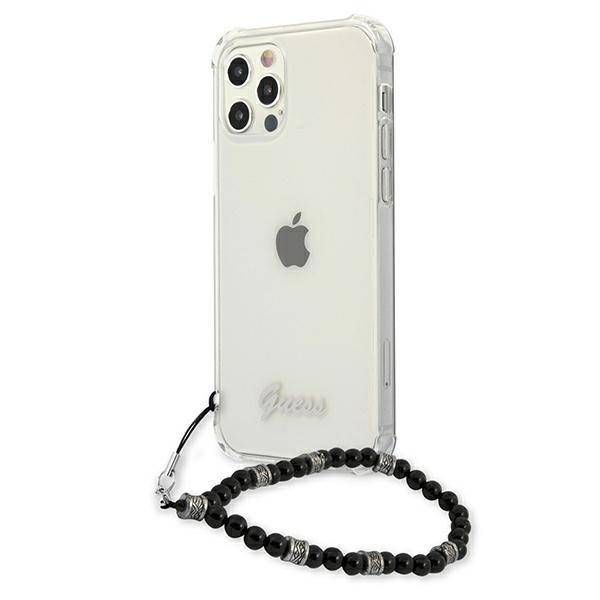 Case Guess iPhone 12 Pro Max 6,7"  Transparent hardcase Black Pearl