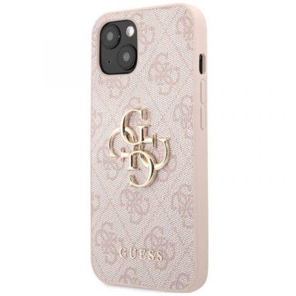 Coque Сase Guess iPhone 13 rose Hardcase 4G Big Metal Logo