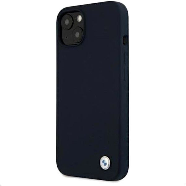 Coque BMW iPhone 13 mini 5,4" bleu marine hardcase Silicone Signature