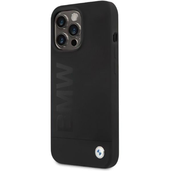 Coque BMW iPhone 13 Pro/13 6,1" noir hardcase Silicone Signature Logo Magsafe