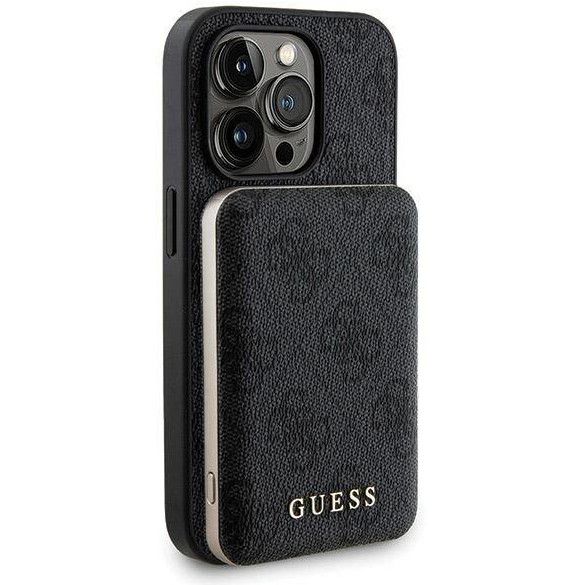 Coque Guess iPhone 13 Pro Max 6.7" hardcase + Powerbank 5000mAh MagSafe noir 4G Metal Logo