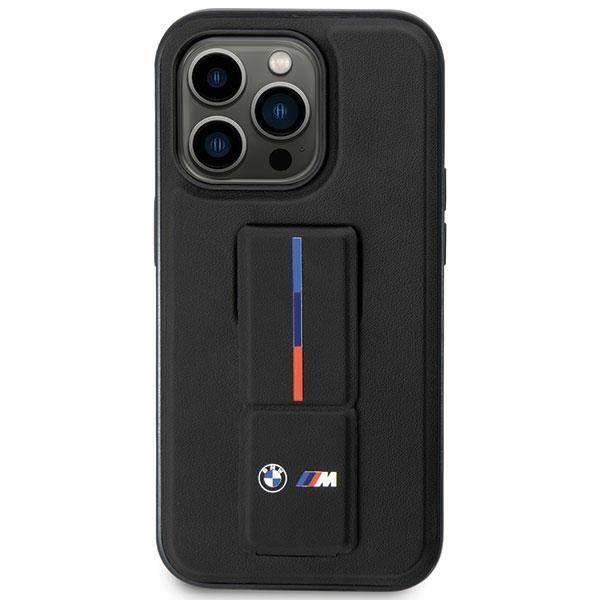 Coque BMW iPhone 14 Plus/15 Plus 6.7" noir hardcase Grip Hot Stamp