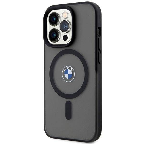 Coque BMW iPhone 14 Pro 6.1" noir hardcase Signature MagSafe