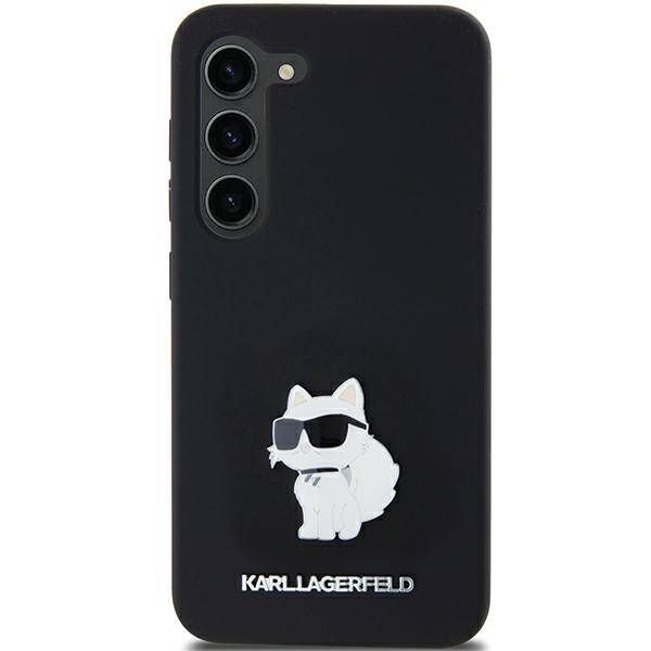 Coque Karl Lagerfeld KLHCSA55SMHCNPK Samsung Galsxy A55 A556 noir hardcase Silicone Choupette
