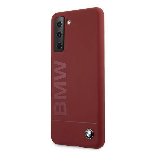 Case BMW Samsung Galaxy S21+ G996 red hardcase Silicone Signature Logo