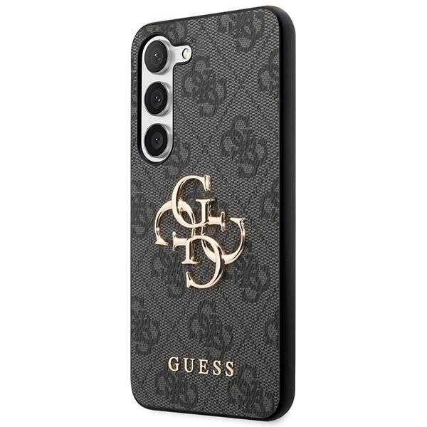 Coque Guess Samsung Galaxy S23 FE S711 gris hardcase 4G Big Metal Logo