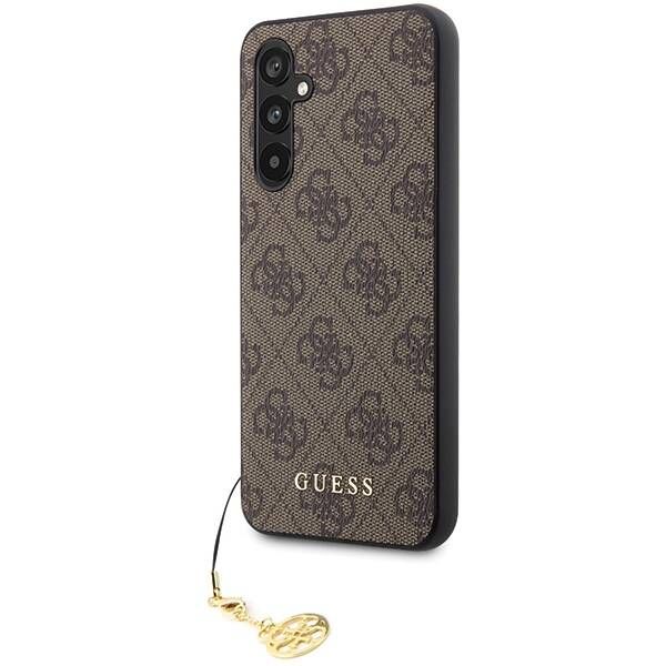 Coque Guess Samsung Galaxy S23 FE S711 marron hardcase 4G Charms Collection