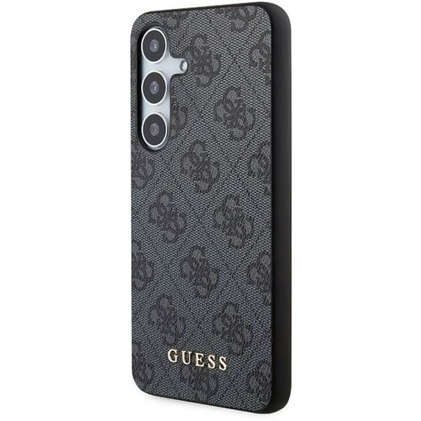 Coque Guess Samsung Galaxy S24 S921 noir hardcase 4G Metal Gold Logo