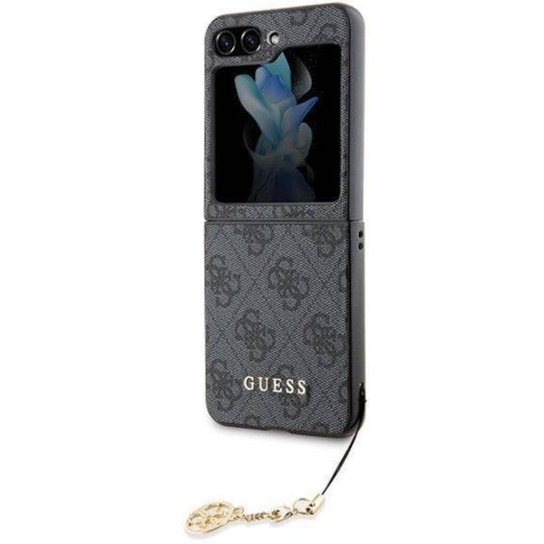Coque Samsung Galaxy Z Flip5 gris hardcase 4G Charms Collection