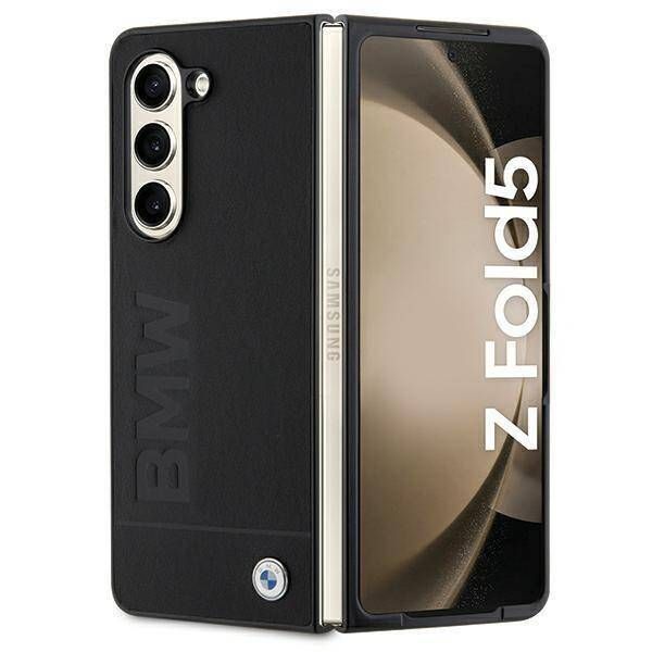 Coque BMW Samsung Galaxy Z Fold5 F946 noir hardcase Signature Logo Imprint