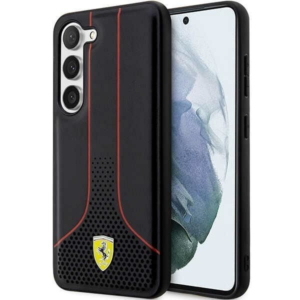 Coque Ferrari FEHCS23MPCSK S23+ S916 noir hardcase Perforated 296 P