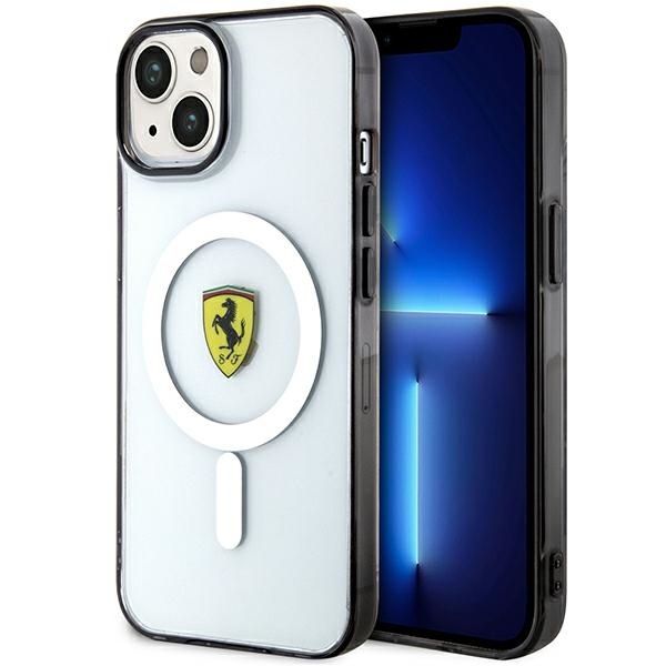 Coque Ferrari FEHMP14SURKT iPhone 14 / 15 / 13 6.1" transparent hardcase Outline Magsafe