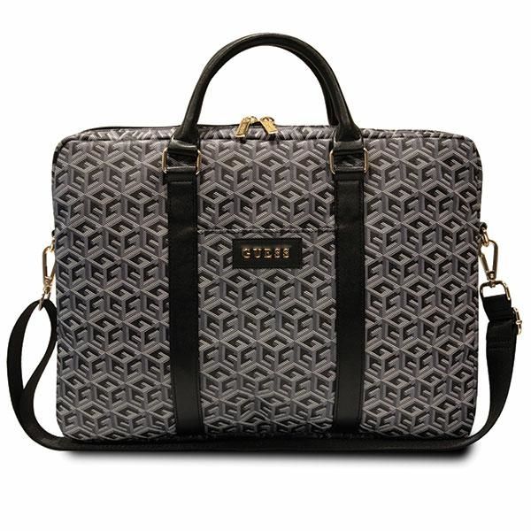 Bag Guess GUCB15HGCFSEK 16" black GCube Stripes