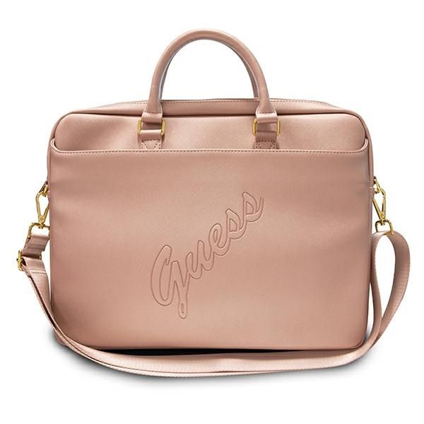 Bag Guess GUCB15PUSASPI 16" pink Saffiano Script