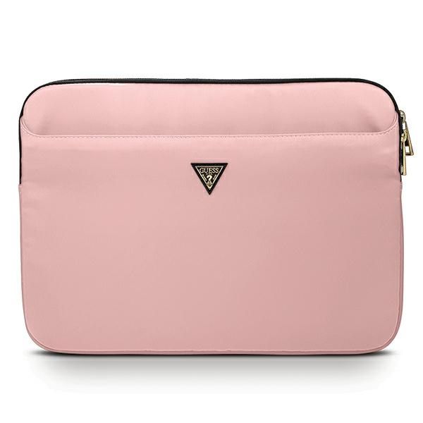 Housse Guess GUCS13NTMLLP 13" rose Nylon Triangle Logo