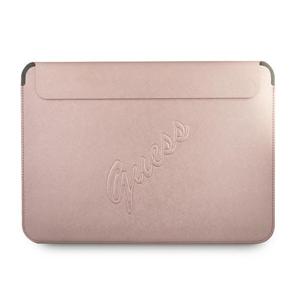 Housse Guess GUCS13PUSASPI 13" rose Saffiano Script