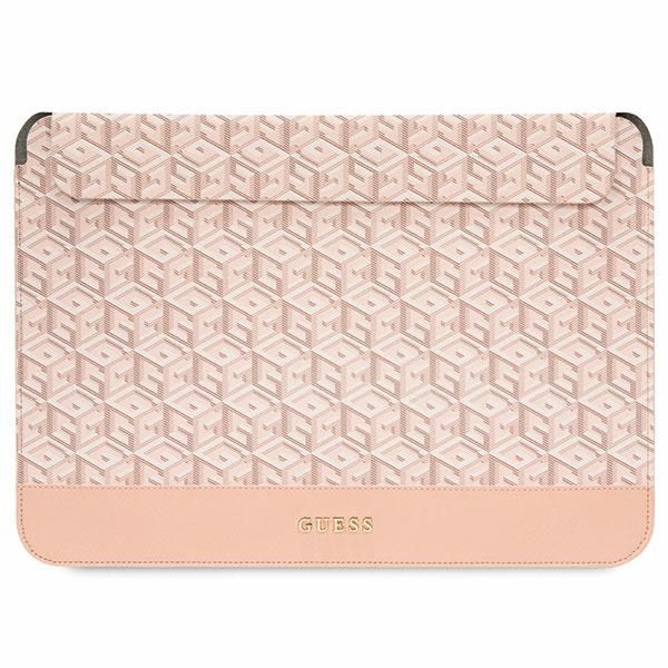 Housse Guess GUCS14HGCFSEP 14" rose GCube Stripes