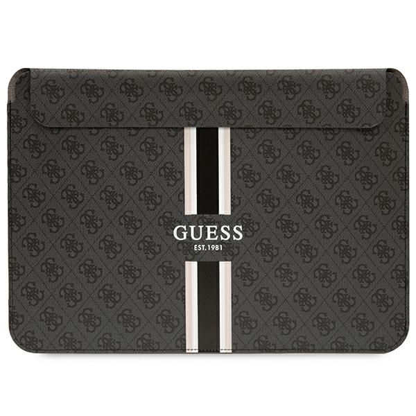 Housse Guess GUCS14P4RPSK 14" noir 4G Printed Stripes