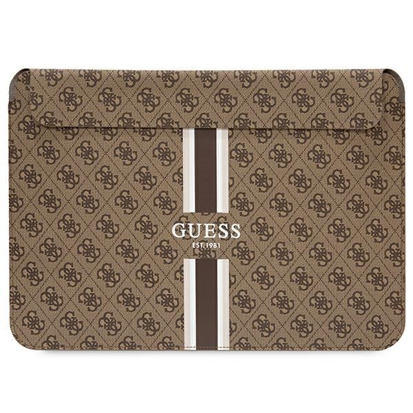 Housse Guess GUCS14P4RPSW 14" marron 4G Printed Stripes