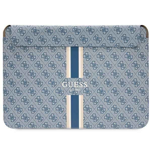 Housse Guess GUCS16P4RPSB 16" bleu 4G Printed Stripes