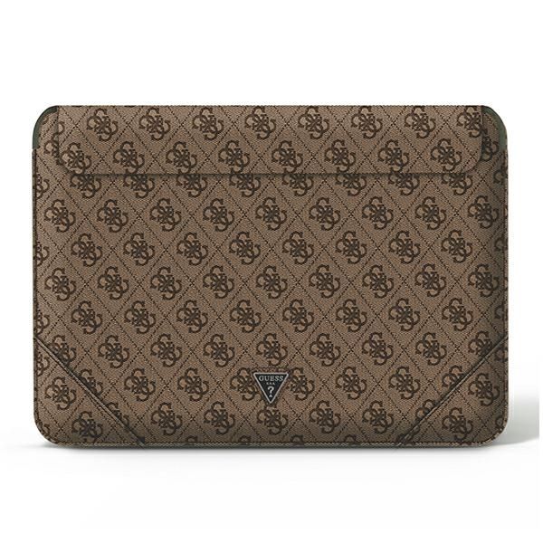 Housse Guess GUCS16P4TW 16" marron 4G Uptown Triangle logo