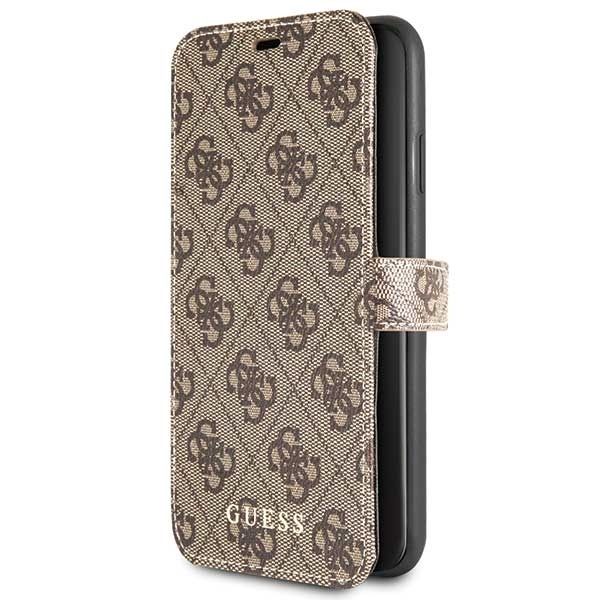 Coque Guess GUFLBKSN654GB iPhone 11 Pro Max brown book 4G